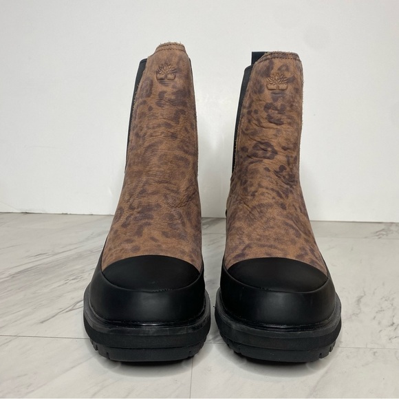Timberland Kori Park Leopard Lug Sole Chelsea Boot 9 - Picture 2 of 15